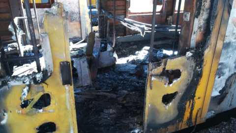 Trains set alight at Cape Town Station, services suspended