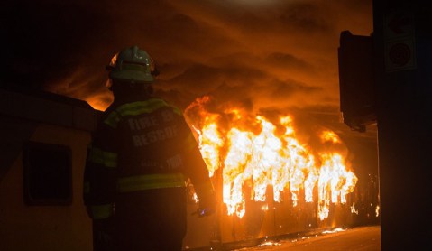 Are train fires random cases of arson or sabotage?