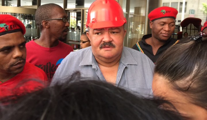 SONA-VERSE: Andile Mngxitama’s press conference explodes, brought to you courtesy of Western Cape EFF