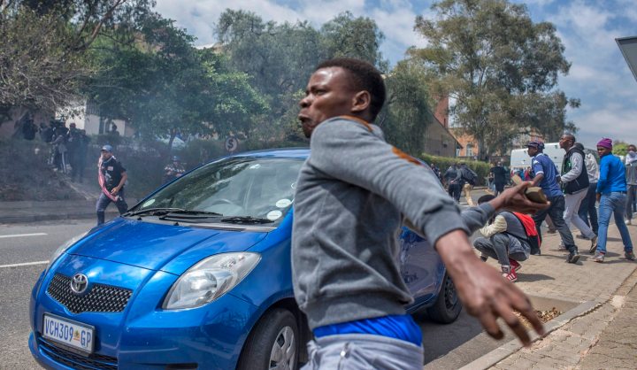 In photos: Violent Clashes at Wits