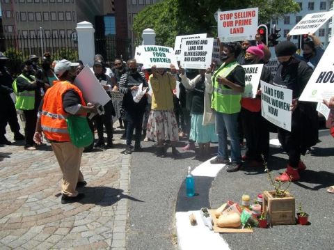 Land now, food forever: Women march in Cape Town for farm and land rights