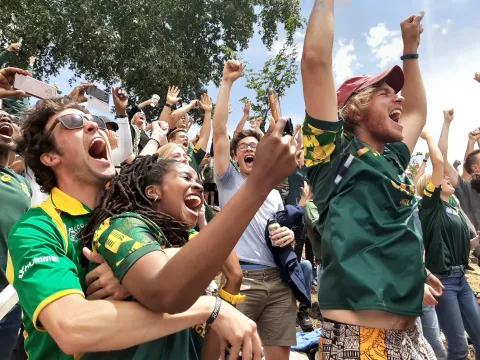 #StandTogether – South Africa ignited in celebration following the Bok RWC win