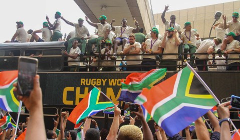 South Africans come out in numbers to hail World Cup heroes