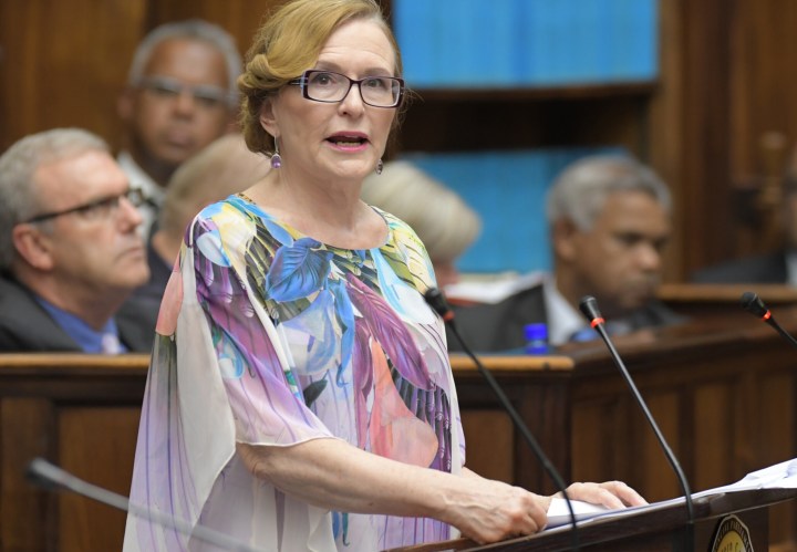 Zille’s last SOPA marred by disruptions inside and outside provincial legislature