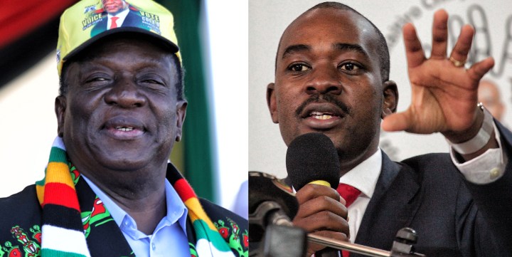 Zanu-PF’s incumbent Emmerson Mnangagwa (75) vs MDC Alliance’s Nelson Chamisa (40)