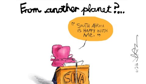 Cartoon: From Another Planet?!